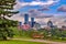 Vibrant Panoramic Edmonton Summer Skyline