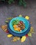 Vibrant Plate: Root Veg Mash, Beef Stew, Lingonberries, and Autumn Bliss