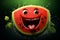 Vibrant and playful 3d cartoon watermelon character design with charming and humorous elements