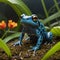 Vibrant Poison Frog: Exploring Nature\\\'s Colorful Amphibians Generated by AI