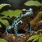 Vibrant Poison Frog: Exploring Nature\\\'s Colorful Amphibians Generated by AI