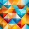 Vibrant polygonal wallpaper with colorful patterns and multidimensional shading (tiled)