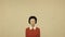 Vibrant Portrait Of A Woman In Red Shirt By Alessandro Gottardo