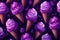 Vibrant Purple ice cream pattern. Generate Ai