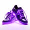 Vibrant Purple Led Light Shoes - High Detail, Fashionable Flair