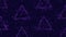 Vibrant Purple Triangles On Dark Mysterious Backdrop
