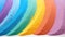 Vibrant Rainbow Colored Sand Stripes Abstract Background AI Generated