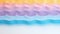 Vibrant Rainbow-Colored Sand Stripes Close-Up AI Generated