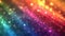 Vibrant Rainbow Glitter Sparkling to Celebrate LGBT Pride