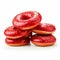 Vibrant Red Glazed Doughnuts: A Delicious Twist For Your Business Meeting