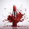 Vibrant Red Lipstick With Realistic Details - Industrial Design Inspiration