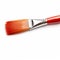 Vibrant Red Paint Brush On White Background - Eye-catching Detail And Distinctive Character Design