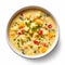 Vibrant Red And Yellow Potato Chowder - Close-up Soup Png