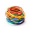 Vibrant Rubber Bands: High Definition Photograph With Bold Movement