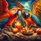 Vibrant Scarlet Macaw Parrots: Ara Macao