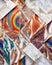 Vibrant Seamless Marble Pattern with Rainbow Swirls