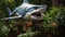 Vibrant Shark Statue For Your Garden - Sony Fe 85mm F1.4 Gm Style