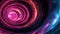 Vibrant spiral galaxy creating an abstract background