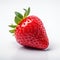 Vibrant Strawberry Photography On White Background