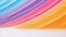 Vibrant Stripes of Rainbow-Colored Sand Close-Up AI Generated