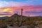 Vibrant Sunset At Browns Ranch In Scottsdale AZ