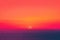 vibrant sunset with gradients of orange and pink