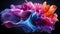 Vibrant Swirling Vortex: A Captivating Burst of Colors