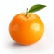 Vibrant Tangerine Fruit: A Captivating Photo On White Background