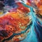 Vibrant Tapestry of Colors: A Mesmerizing Bird's-Eye View of Earth's Natural Wonders