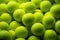 Vibrant tennis balls pattern background brand new tennis balls assortment for captivating backdrop