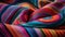 Vibrant textile collection showcases indigenous cultures& x27; creativity and elegance generated by AI