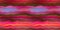 Vibrant tie dye wash stripe wave seamless border. Blurry fashion effect summer hippy washi tape with space dyed wavy
