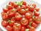 A vibrant tomato salad. A fresh and flavorful salad