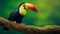 Vibrant Toucan Photography With Bold Saturation And Lifelike Details