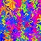 Vibrant Trippy Jewel Tone Rainbow Wave Background