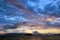 Vibrant Twilight Skies over Alcatraz Island, California