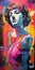 Vibrant Urban Emotions: A Fauvist Neoclassical Painting