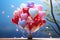 Vibrant Valentines Day Balloon Bouquet graphics