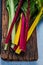 Vibrant vegetable, swiss rainbow chard