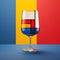 Vibrant Vienna Lager Logo With Mondrian-inspired Colors