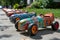 Vibrant Vortexes in Suburban Soapbox Derby Races