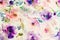 Vibrant Watercolor Floral Pattern with Abstract Blossoms