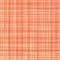 Vibrant watercolour effect plaid design in hues of cantaloupe orange. Seamless vector pattern. Hand drawn brush paint