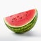 Vibrant Watermelon Detailed 8k Zoom Photography On White Background