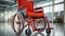 Vibrant Wheelchair: A Bright Symbol of Accessibility
