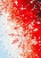 Vibrant Winter Wonderland: A Digital Banner of Red, White, and B