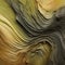 Vibrant Yellow And Gold Waves: A Captivating Topographic Photograph