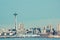 Vibrantly colored picture of seattle space needle