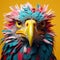 Vibrantly Surreal Eagle Photography With Colorful Feathers