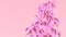 vibrat colorful pink plant